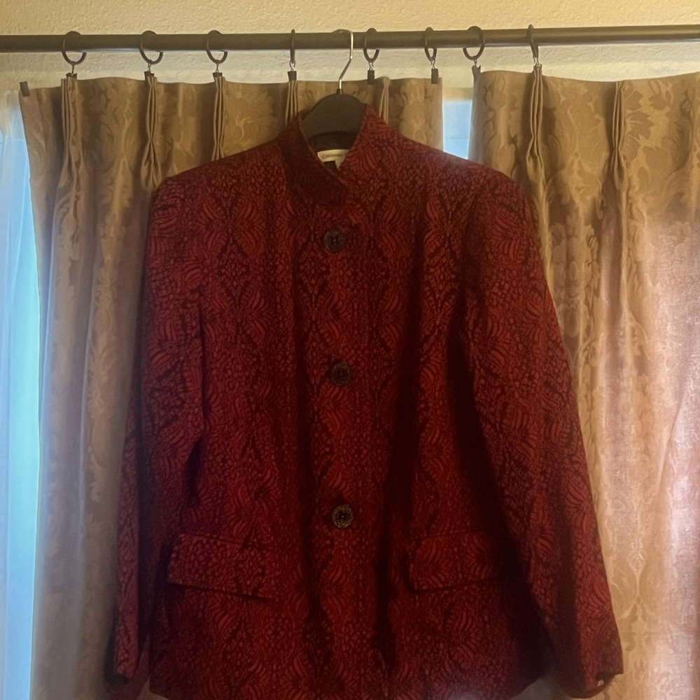 Cold water Creek Red Blazer